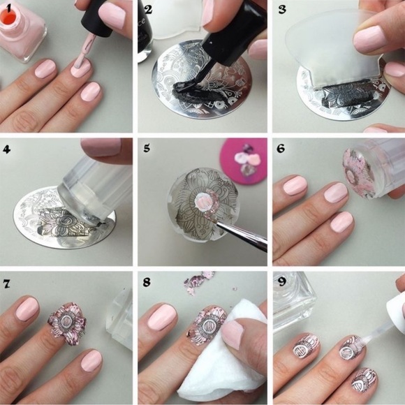 $5 BEE NAIL STAMPING PLATE. STAINLESS STEEL WITH PLASTIC BASE. NEW. $5 IF BUND - Picture 16 of 16